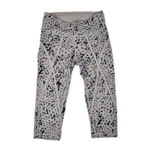 Lululemon Size 6 Pedal Pace‎ Crop Legging Star Crushed Silver Fox Deep Navy